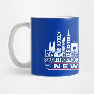 New York Hockey Team All Time Legends, New York City Skyline Mug